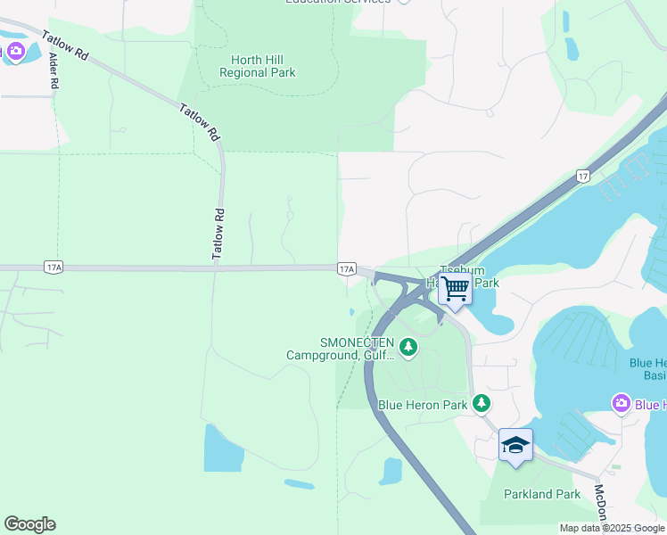 map of restaurants, bars, coffee shops, grocery stores, and more near 1590 Wain Road in Capital