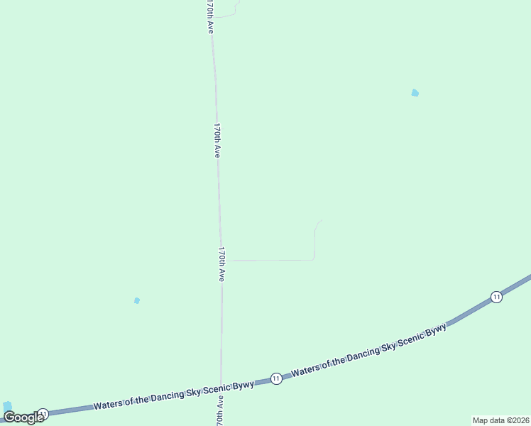 map of restaurants, bars, coffee shops, grocery stores, and more near 19156-19468 170th Avenue in Greenbush