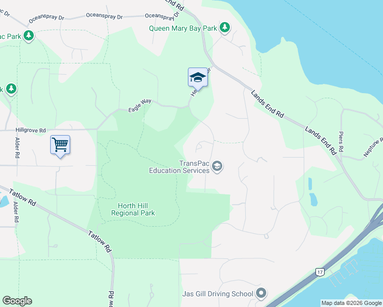 map of restaurants, bars, coffee shops, grocery stores, and more near 1670 Hedgerow Place in North Saanich