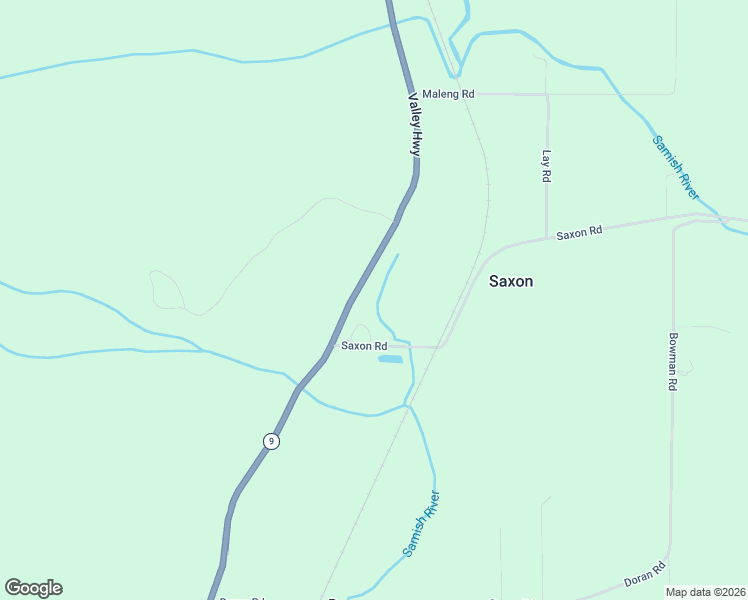 map of restaurants, bars, coffee shops, grocery stores, and more near 5420 Saxon Road in Acme