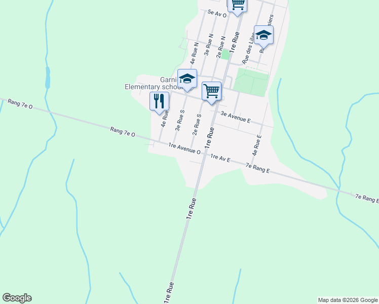 map of restaurants, bars, coffee shops, grocery stores, and more near 1545 1re Avenue Ouest in L'Ascension-de-Notre-Seigneur