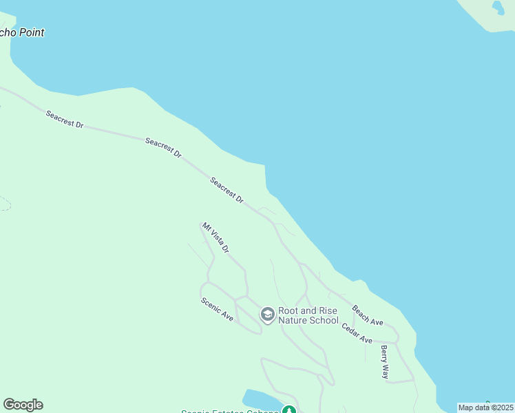 map of restaurants, bars, coffee shops, grocery stores, and more near 3012 Cove Avenue in Lummi Island
