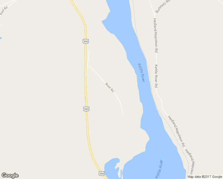 map of restaurants, bars, coffee shops, grocery stores, and more near River Road in Kettle Falls