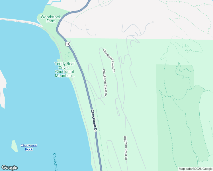 map of restaurants, bars, coffee shops, grocery stores, and more near 1385 Chuckanut Crest Drive in Bellingham