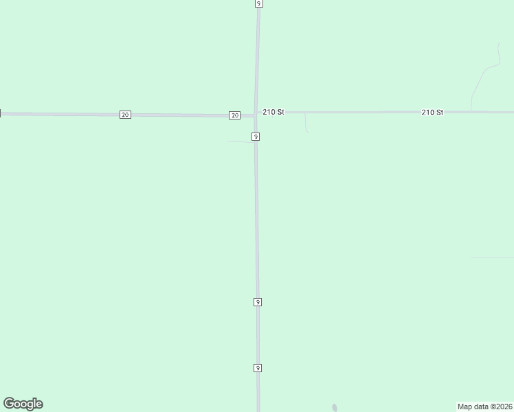 map of restaurants, bars, coffee shops, grocery stores, and more near County Road 9 in Roseau County
