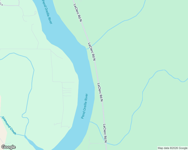 map of restaurants, bars, coffee shops, grocery stores, and more near 24418 LeClerc Road North in Ione