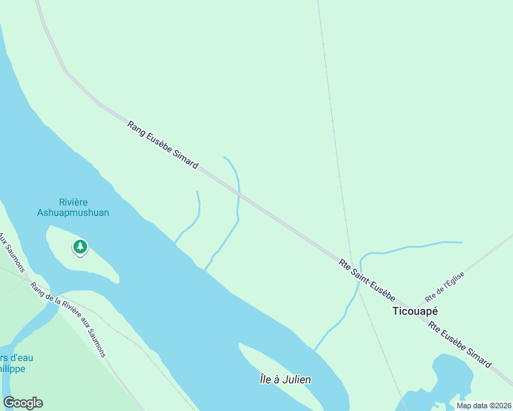 map of restaurants, bars, coffee shops, grocery stores, and more near Route Saint-Eusèbe in Saint-Félicien