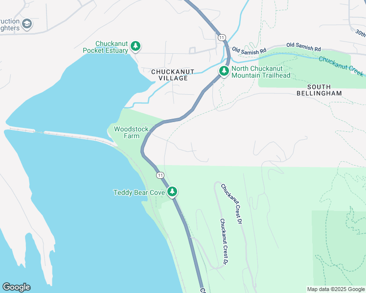 map of restaurants, bars, coffee shops, grocery stores, and more near 1900 Spokane Street in Bellingham