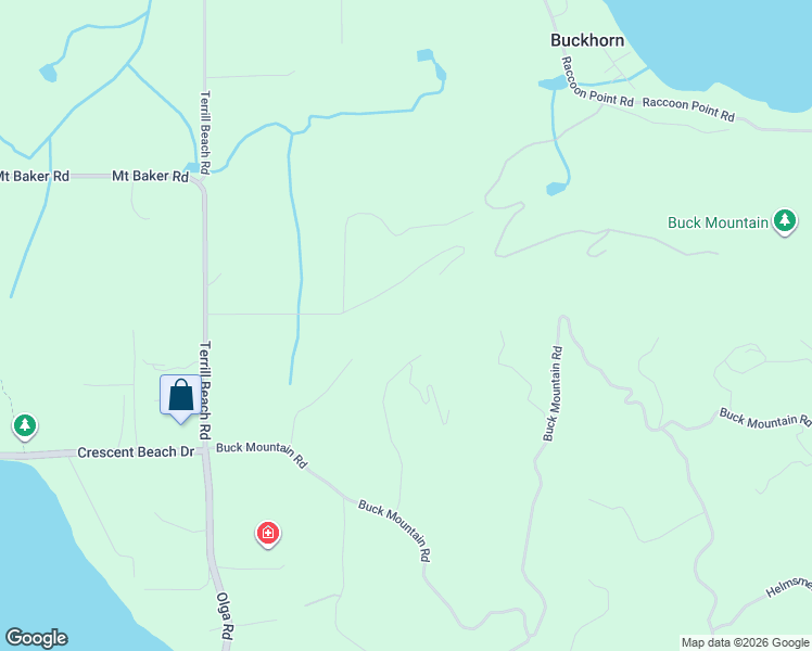 map of restaurants, bars, coffee shops, grocery stores, and more near 327 Parker Reef Road in Eastsound