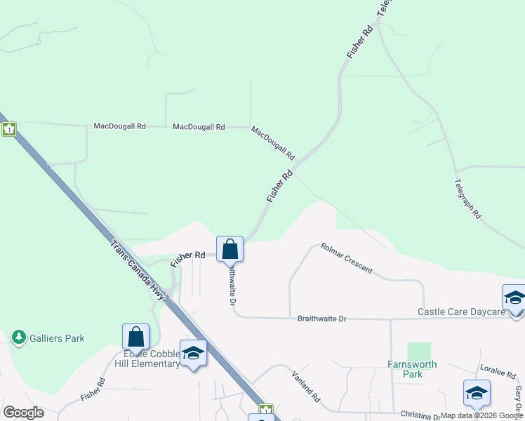 map of restaurants, bars, coffee shops, grocery stores, and more near 1215 Fisher Road in Cobble Hill