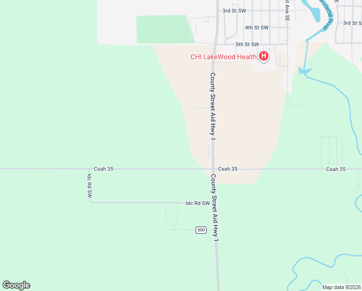 map of restaurants, bars, coffee shops, grocery stores, and more near 653 County Highway 1 in Baudette