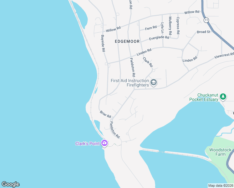 map of restaurants, bars, coffee shops, grocery stores, and more near 635 Briar Road in Bellingham