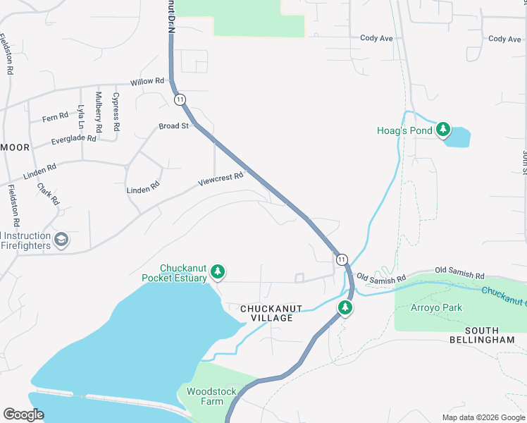 map of restaurants, bars, coffee shops, grocery stores, and more near 109 Briza Court in Bellingham