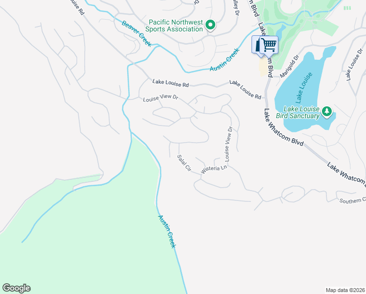 map of restaurants, bars, coffee shops, grocery stores, and more near 21 Bramble Way in Bellingham