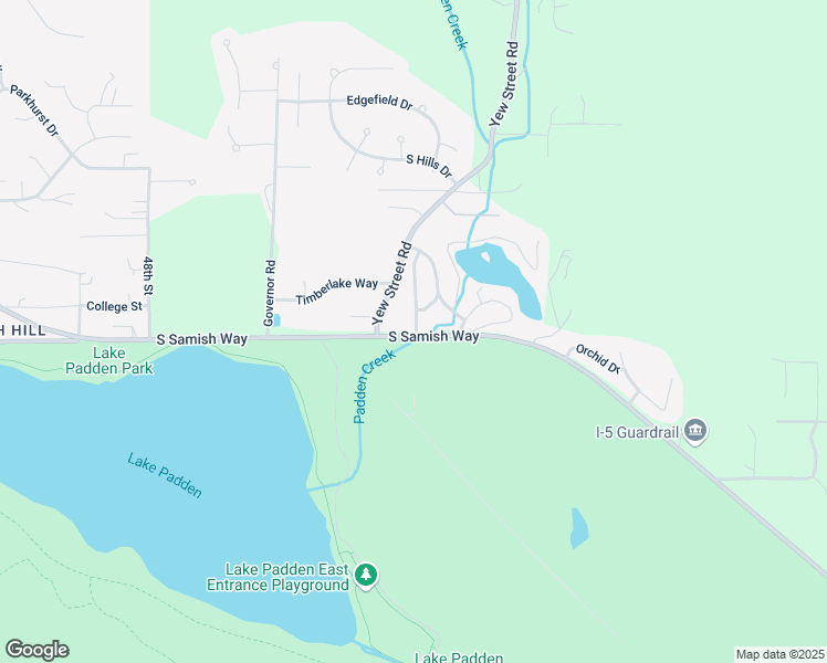 map of restaurants, bars, coffee shops, grocery stores, and more near 4907 Samish Way in Bellingham