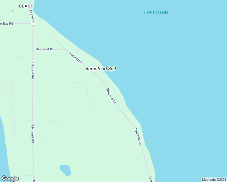 map of restaurants, bars, coffee shops, grocery stores, and more near 1822 Seacrest Drive in Lummi Island