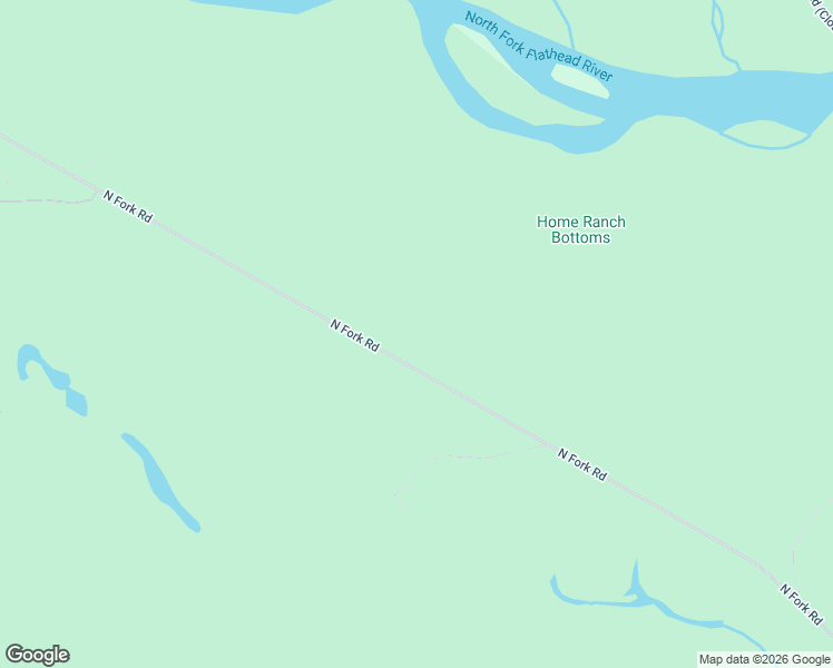map of restaurants, bars, coffee shops, grocery stores, and more near 8959 North Fork Road in Flathead County