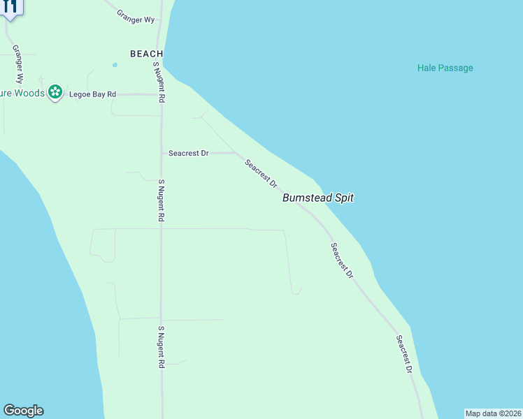map of restaurants, bars, coffee shops, grocery stores, and more near 3590 Constitution Avenue in Lummi Island