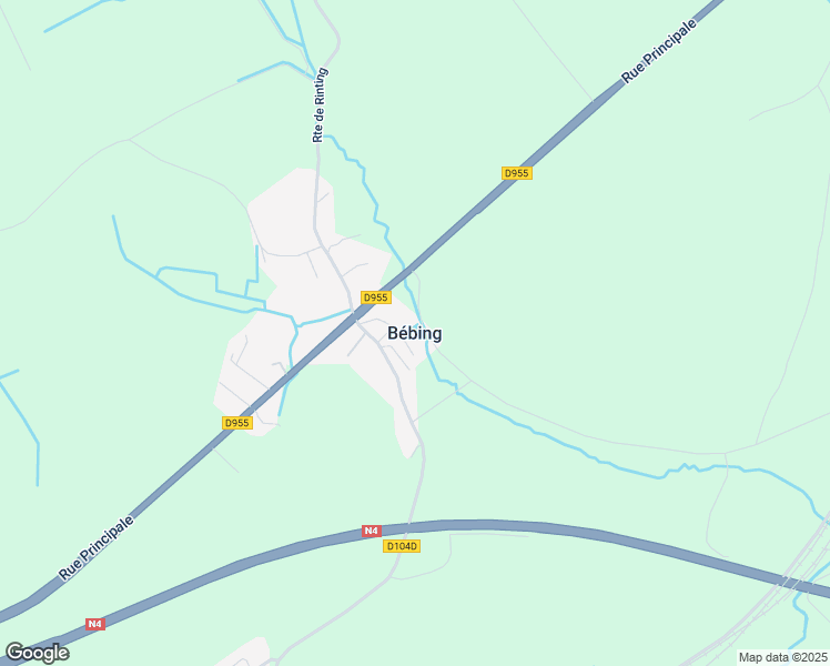 map of restaurants, bars, coffee shops, grocery stores, and more near in Bébing