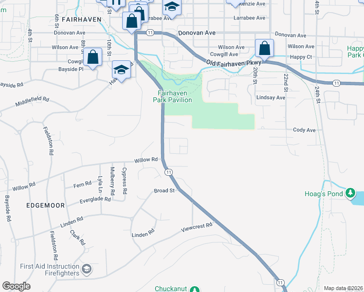 map of restaurants, bars, coffee shops, grocery stores, and more near 425 Chuckanut Drive North in Bellingham