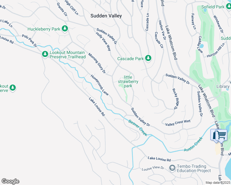 map of restaurants, bars, coffee shops, grocery stores, and more near 334 Sudden Valley Drive in Bellingham