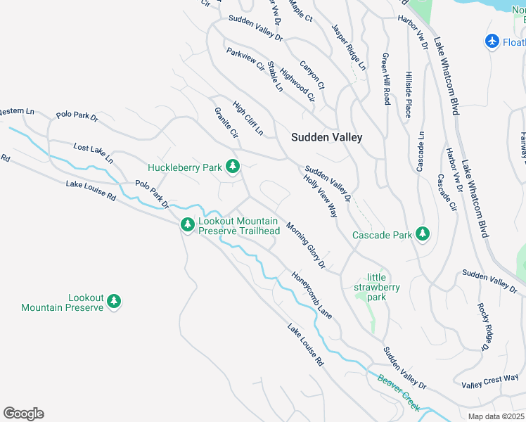 map of restaurants, bars, coffee shops, grocery stores, and more near 48 Morning Glory Drive in Bellingham