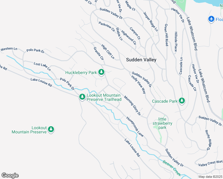 map of restaurants, bars, coffee shops, grocery stores, and more near 48 Morning Glory Drive in Bellingham