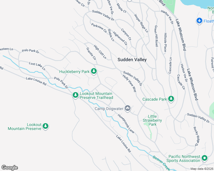 map of restaurants, bars, coffee shops, grocery stores, and more near 48 Morning Glory Drive in Bellingham