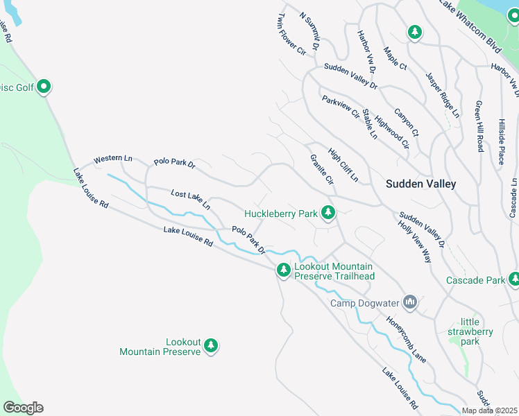 map of restaurants, bars, coffee shops, grocery stores, and more near 17 Whistling Swan Place in Bellingham