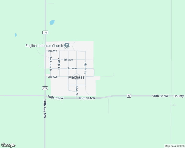 map of restaurants, bars, coffee shops, grocery stores, and more near 693 2nd Avenue in Maxbass