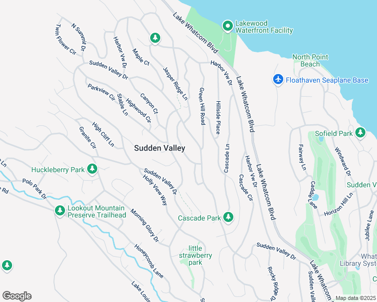 map of restaurants, bars, coffee shops, grocery stores, and more near 13 Basin View Circle in Bellingham