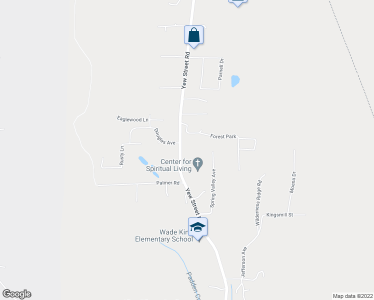 map of restaurants, bars, coffee shops, grocery stores, and more near 2256 Yew Street Road in Bellingham