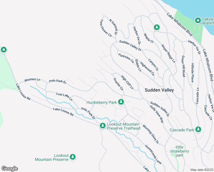 map of restaurants, bars, coffee shops, grocery stores, and more near 90 Polo Park Drive in Bellingham