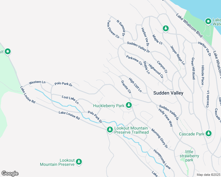 map of restaurants, bars, coffee shops, grocery stores, and more near 90 Polo Park Drive in Bellingham
