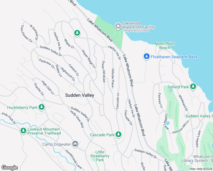 map of restaurants, bars, coffee shops, grocery stores, and more near 13 Green Hill Road in Bellingham
