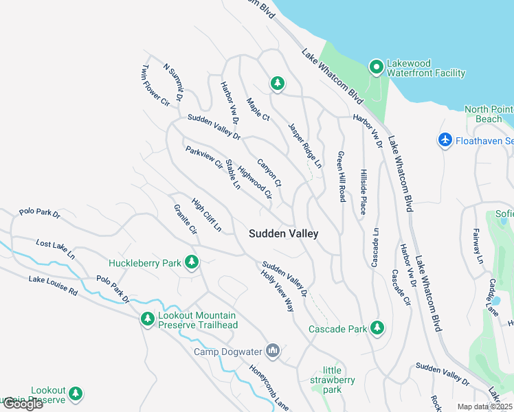 map of restaurants, bars, coffee shops, grocery stores, and more near 14 Highwood Circle in Bellingham