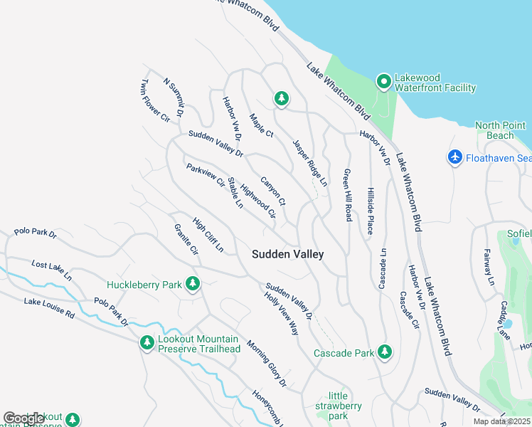 map of restaurants, bars, coffee shops, grocery stores, and more near 17 Stable Lane in Bellingham