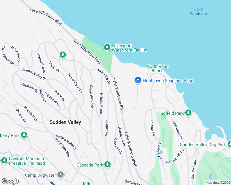 map of restaurants, bars, coffee shops, grocery stores, and more near 99 Harborview Drive in Bellingham