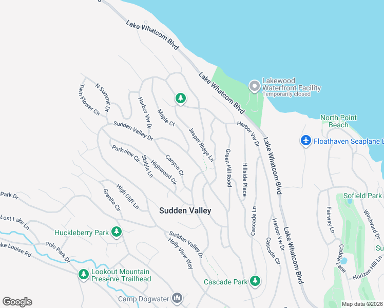 map of restaurants, bars, coffee shops, grocery stores, and more near 137 Sudden Valley Drive in Bellingham