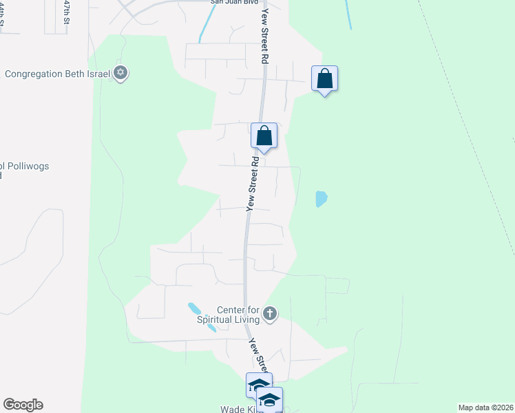 map of restaurants, bars, coffee shops, grocery stores, and more near 2337 Yew Street Road in Bellingham