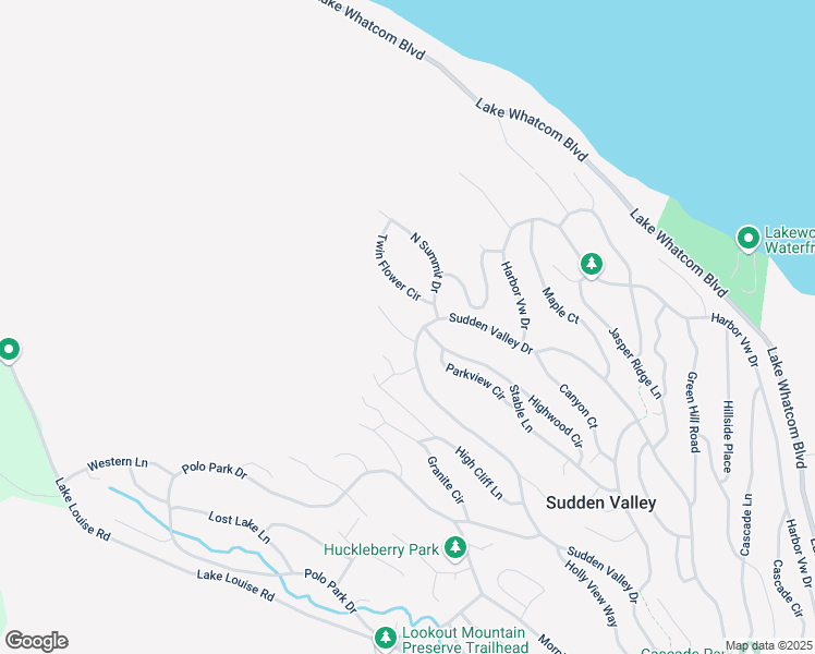 map of restaurants, bars, coffee shops, grocery stores, and more near 3 Kinglet Court in Bellingham