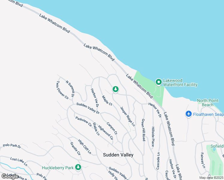 map of restaurants, bars, coffee shops, grocery stores, and more near 160 Harborview Drive in Bellingham