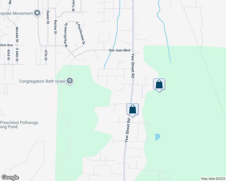map of restaurants, bars, coffee shops, grocery stores, and more near 2486 Autumnwood Court in Bellingham