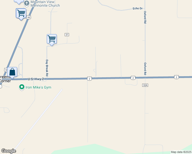 map of restaurants, bars, coffee shops, grocery stores, and more near 10 Shady Glade Road in Bonners Ferry