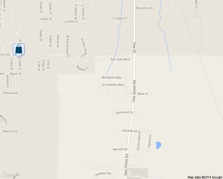 map of restaurants, bars, coffee shops, grocery stores, and more near 2503 Bloor Street in Bellingham