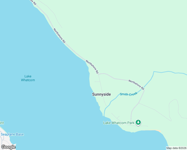 map of restaurants, bars, coffee shops, grocery stores, and more near 3183 North Shore Road in Bellingham
