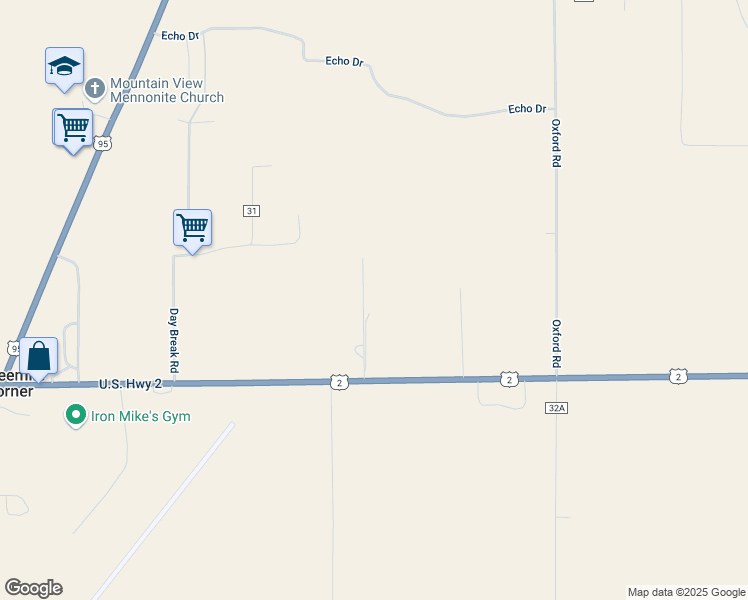 map of restaurants, bars, coffee shops, grocery stores, and more near 10 Shady Glade Road in Bonners Ferry