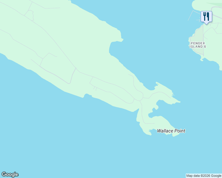 map of restaurants, bars, coffee shops, grocery stores, and more near 7913 Swanson View Drive in Southern Gulf Islands