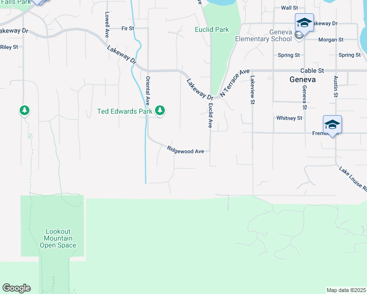 map of restaurants, bars, coffee shops, grocery stores, and more near 1294 Lowe Avenue in Bellingham
