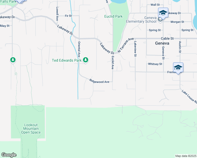 map of restaurants, bars, coffee shops, grocery stores, and more near 1294 Lowe Avenue in Bellingham
